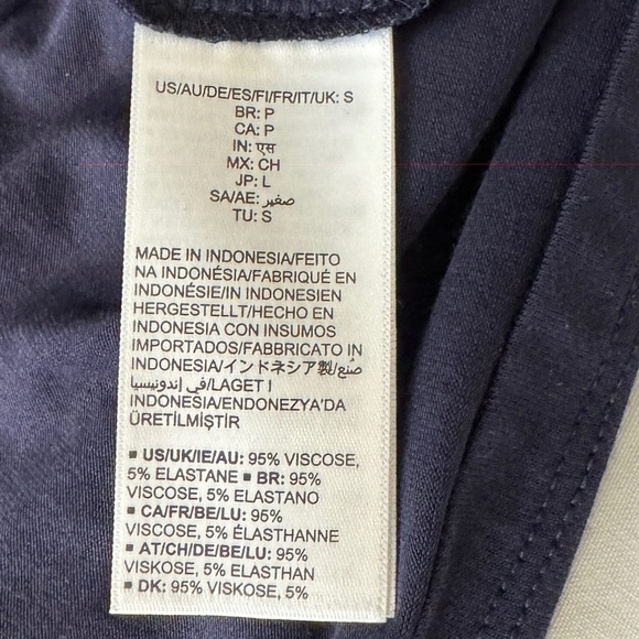 Daily Ritual Women's NEW Tank Top‎ Midi Dress Navy Blue Size Small Stretchy - Picture 8 of 11